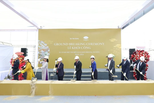 Nghi thức động thổ khởi công dự án Mandarin Oriental, Đà Nẵng sáng ngày 20/3/2024