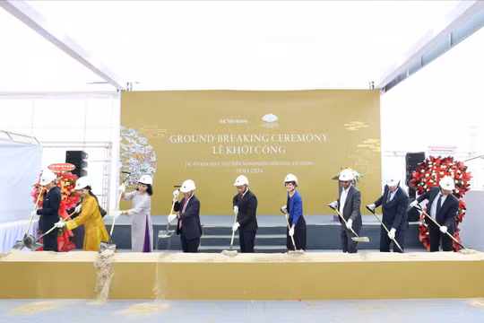 Nghi thức động thổ khởi công dự án Mandarin Oriental, Đà Nẵng sáng ngày 20/3/2024