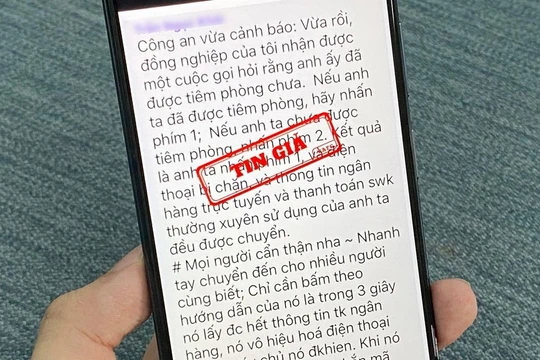 Sự thật về cảnh báo lừa đảo chiếm đoạt thông tin cá nhân trên mạng
