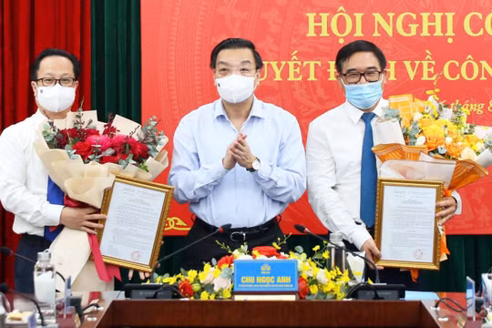 Bổ nhiệm Giám đốc Sở Văn hóa và Thể thao, Giám đốc Sở Giáo dục và Đào tạo Hà Nội