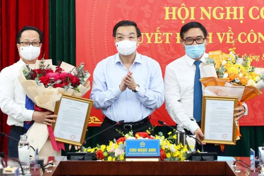 Bổ nhiệm Giám đốc Sở Văn hóa và Thể thao, Giám đốc Sở Giáo dục và Đào tạo Hà Nội