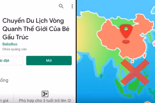 Cảnh giác game, văn hóa phẩm Trung Quốc chứa bản đồ phi pháp