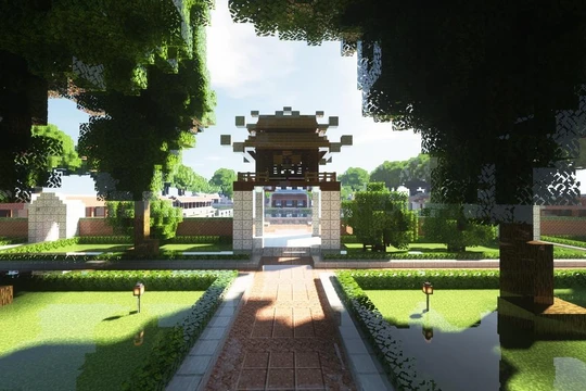 Game thủ đưa hình ảnh Việt Nam lên bản đồ Minecraft