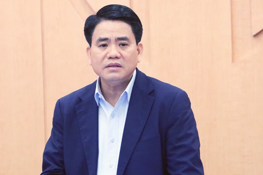 Chủ tịch TP Hà Nội Nguyễn Đức Chung. Ảnh: Võ Hải.