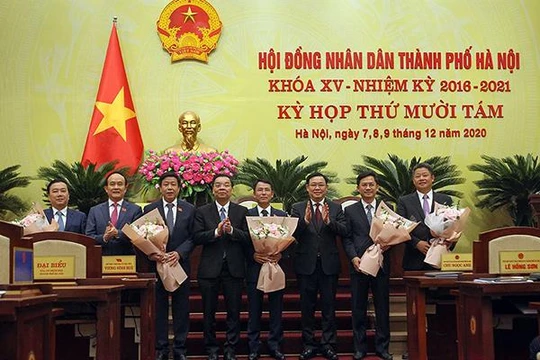 Hà Nội phân công nhiệm vụ Chủ tịch và 6 Phó Chủ tịch TP