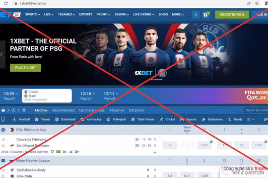 Công bố danh sách các website có dấu hiệu vi phạm pháp luật