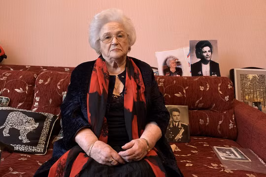 Brok-Beltsova trong căn hộ ở ngoại ô Moskva hôm 8/5. Ảnh: Washington Post.