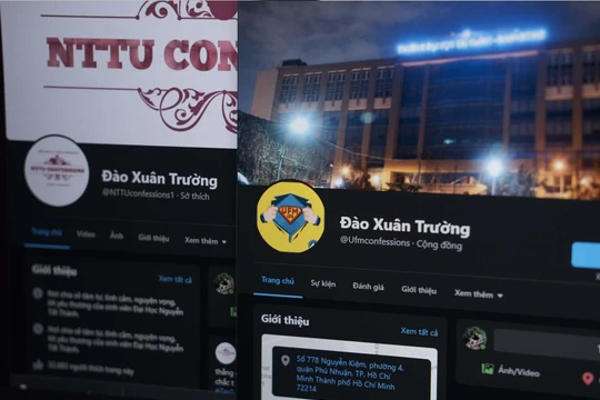 Hàng loạt fanpage trường đại học bị đổi tên thành ‘Đào Xuân Trường’