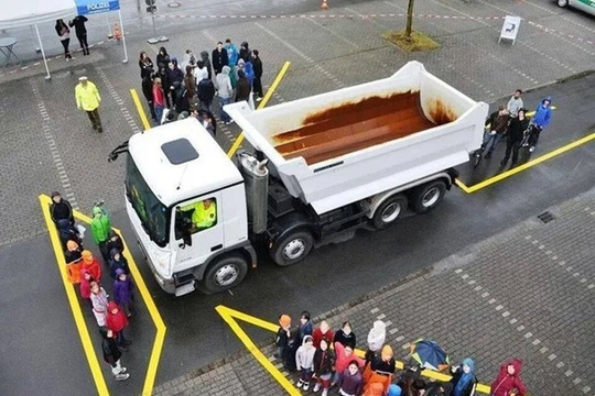 Điểm mù của xe tải