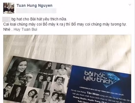  “Nngôi sao Việt” cũng nên thật sự thận trọng, nên chỉ mang đến những điều ý nghĩa và tốt đẹp lên trên đó dẫu gì mình là người của công chúng