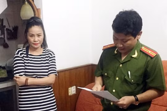 Trần Thị Hương Giang thời điểm bị bắt