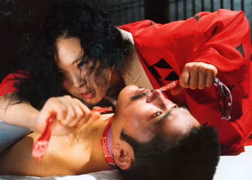 Cảnh trong phim "In the Realm of Senses".