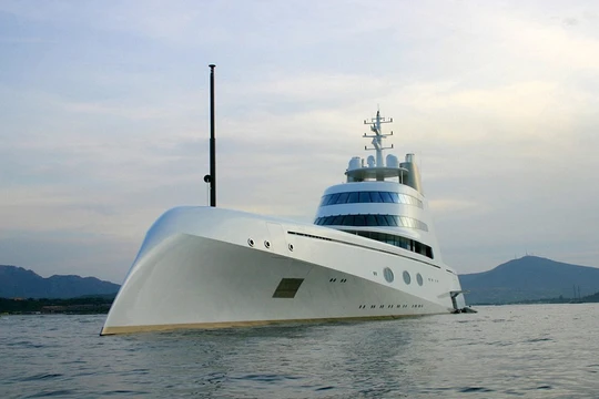 Tàu Sailing Yacht A đang ở giai đoạn chạy thử nghiệm