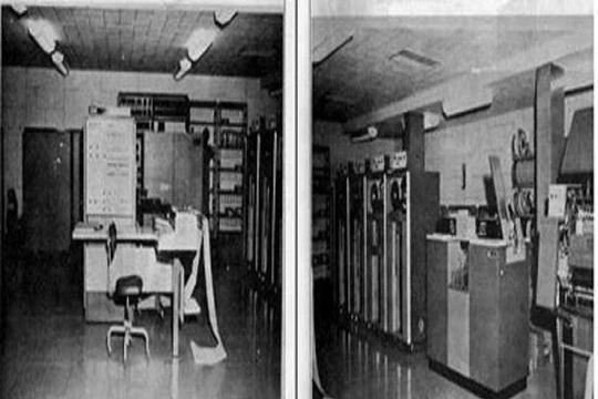 Giàn máy tính IBM 360 -40 thuộc Bộ Tổng Tham Mưu Quân Đội Sài Gòn