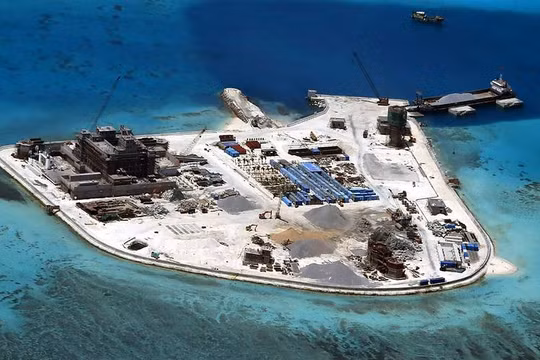 Hoạt động lấp biển xây đảo trên biển Đông của Trung Quốc vẫn đang diễn ra ráo riết