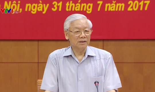 Tổng Bí thư Nguyễn Phú Trọng - Ảnh: VTV