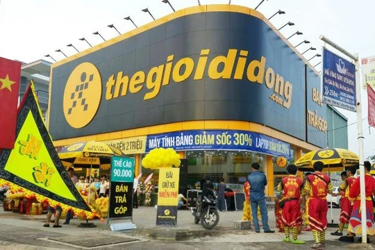  Trong 4 tháng đầu năm 2017, TGDĐ ghi nhận 20.729 tỷ đồng doanh thu