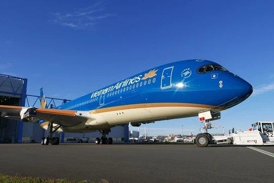 Năm 2016, Vietnam Airlines cũng từng đề xuất phương án bán và thuê lại 3 máy bay Airbus 350 và được ĐHCĐ thông qua. (Ảnh minh họa)