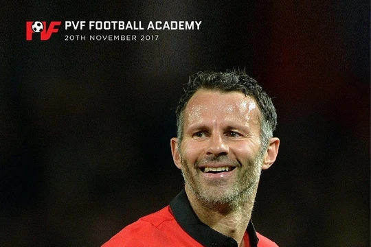 Ryan Giggs – cựu đội trưởng huyền thoại của Manchester United sẽ là Giám đốc Quỹ Đầu tư và Phát triển Tài năng Bóng đá Việt Nam 
