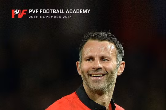 Ryan Giggs – cựu đội trưởng huyền thoại của Manchester United sẽ là Giám đốc Quỹ Đầu tư và Phát triển Tài năng Bóng đá Việt Nam 