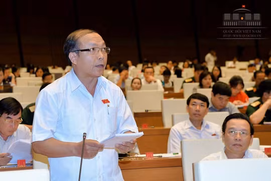 Đại biểu Đinh Duy Vượt, đoàn đại biểu Gia Lai - Ảnh: Cổng TTĐT Quốc hội