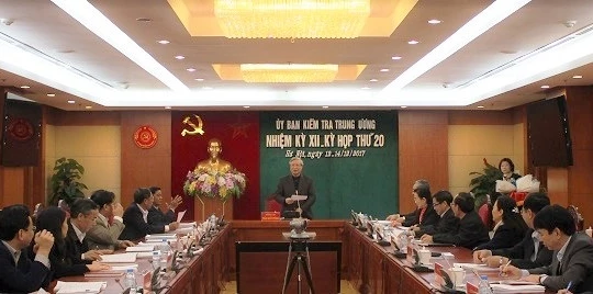 Kỳ họp thứ 20 của UBKTTTƯ đã xem xét kết luận nhiều nội dung quan trọng - Ảnh: UBKTTƯ