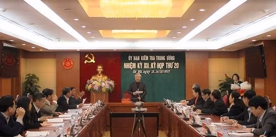 Kỳ họp thứ 20 của UBKTTTƯ đã xem xét kết luận nhiều nội dung quan trọng - Ảnh: UBKTTƯ
