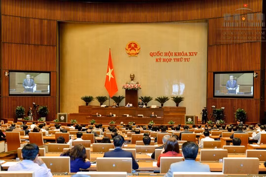 Nhiều đại biểu tranh luận sôi nổi, thẳng thắn về việc xử lý tài sản không có nguồn gốc hợp pháp - Ảnh: QH