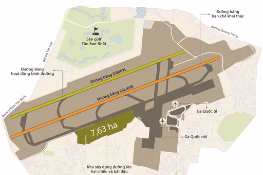 Bản đồ sân bay Tân Sơn Nhất