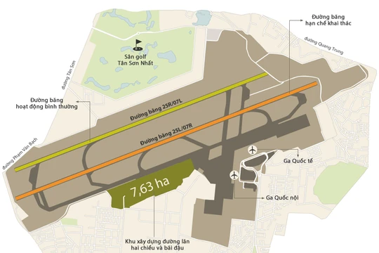 Bản đồ sân bay Tân Sơn Nhất