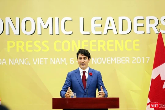 Thủ tướng Canada Justin Trudeau với phong thái trẻ trung, dễ mến.