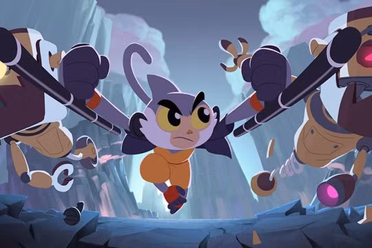 Chú khỉ Monta - nhân vật chủ đạo, xuyên suốt các series phim của VinTaTa