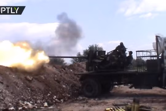 Binh sĩ quân đội Syria chiến đấu trên cao nguyên Golan - ảnh minh họa South Front