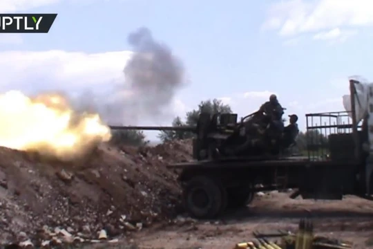 Binh sĩ quân đội Syria chiến đấu trên cao nguyên Golan - ảnh minh họa South Front