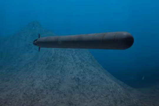 Ngư lôi, tàu ngầm không người lái động cơ nguyên tử Poseidon. Ảnh minh họa TV Zvezda