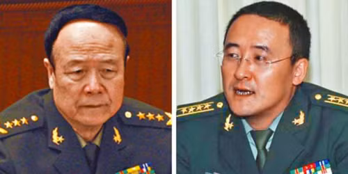 Quách Bá Hùng và con trai Quách Chính Cương