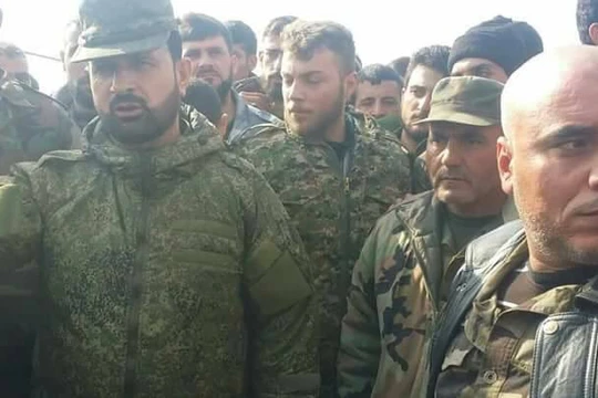 Tướng Suheil al-Hassan và các sĩ quan tham mưu dưới quyền - ảnh minh họa South Front