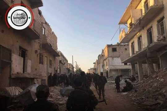 Quân đội Syria chiến đấu trong địa bàn thành phố Aleppo