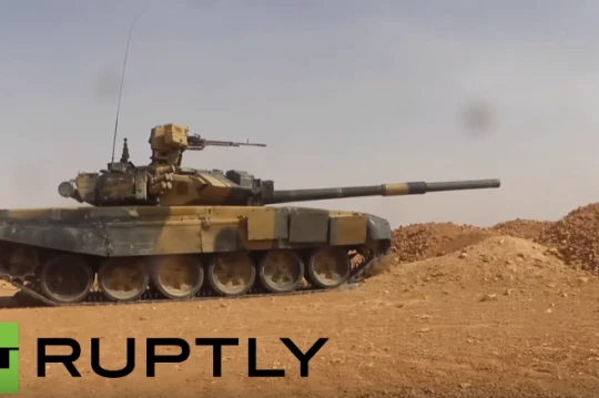 Video: Lực lượng vũ trang quân đội Syria tấn công trên sa mạc tỉnh Raqqa