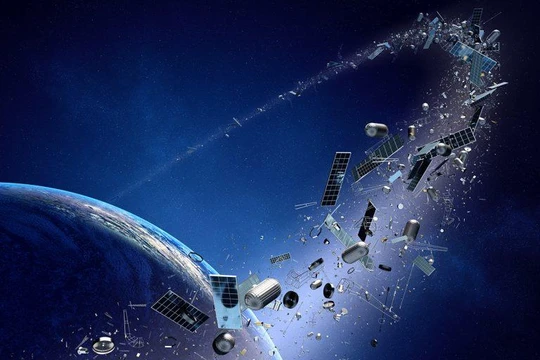 Hơn 100 triệu vật thể không hoạt động, mảnh vụn bay xung quanh trái đất. Ảnh E&T