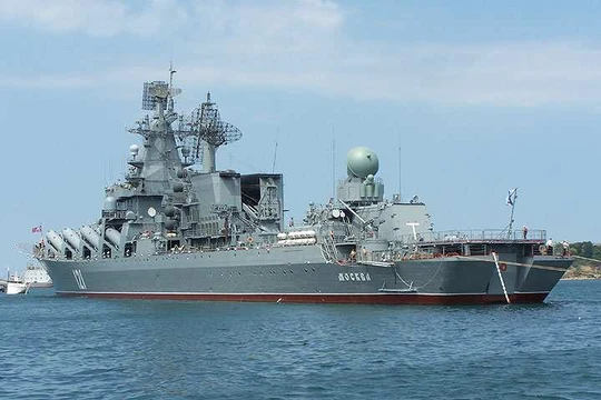 Tuần dương hạm Moskva sẽ "canh gác" không phận Latakia