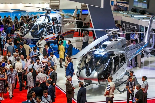 Thế giới trực thăng 'loáng mắt' trong triển lãm ở Moskva