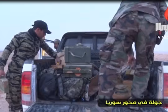 Biinh sĩ lực lượng PMU chủan bị tân công vượt biên giới Syria - Iraq. Ảnh minh họa Masdar News