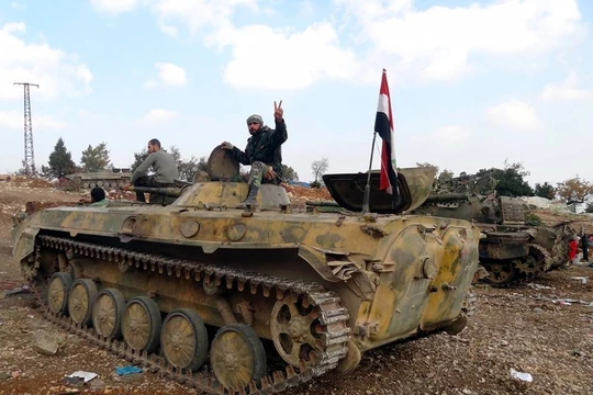 Quân đội Syria truy quét IS trên quốc lộ Sheikh Hilal-Salamiyah