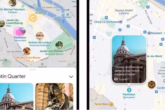 Tính năng "chế độ xem 3D phong phú" và "rung cảm" trong Google Map. Ảnh CNBC