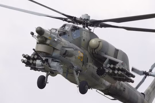 Trực thăng tấn công Mi-28N (Thợ săn đêm) - ảnh Sputnik 