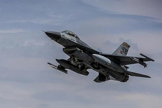 Một chiếc F-16 của Không lực Thổ Nhĩ Kỳ - Ảnh: Press TV