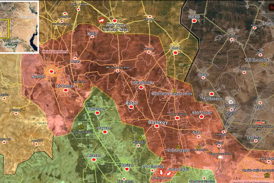 Quân đội Syria bắt đầu cuộc tấn công lực lượng Hồi giáo cực đoan ở thành phố Aleppo