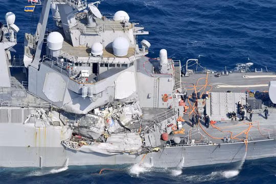 Tàu USS Fitzgerald, khu vực gặp tai nạn