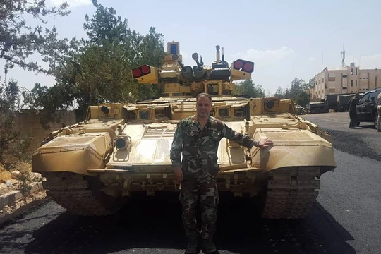 Xe yểm trợ hỏa lực BMPT-72 “Terminator-2” trên chiến trường Syria